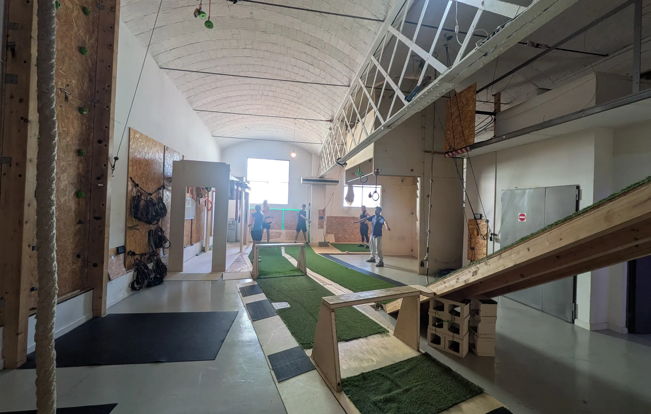 Sesión de entrenamiento en Rockfit Barcelona